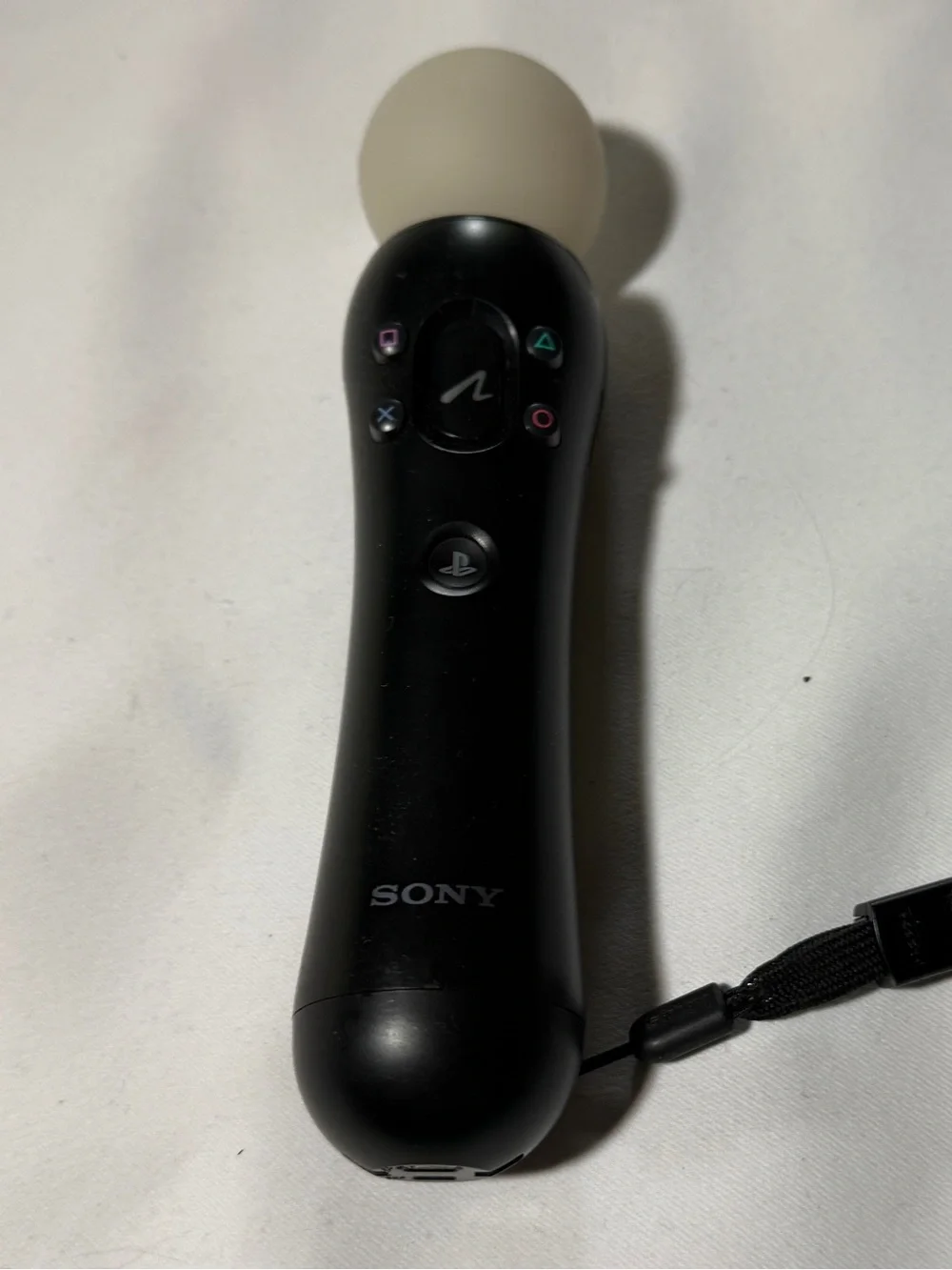 Sony Motion Controller – Black with White Sensor Globe